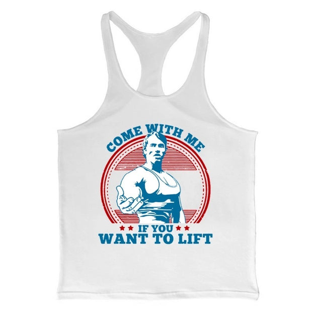 Fitness Casual Wear Sleeveless T-shirt Suspenders Sweat-absorbent Muscle Morning Running Sexy Gym Vest Men