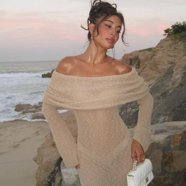 Beach Vacation Dress Knit