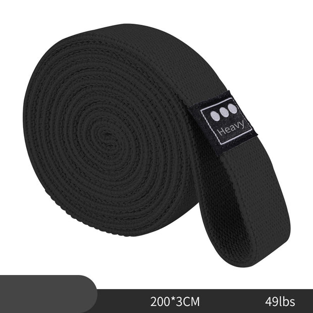 Long resistance squat with slimming buttocks