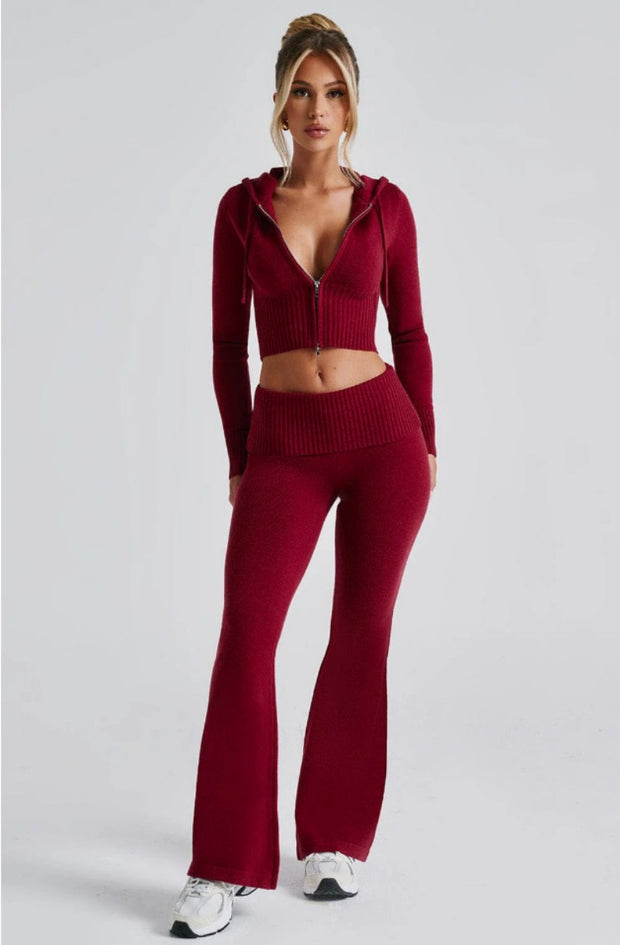 Solid Color Casual Suit