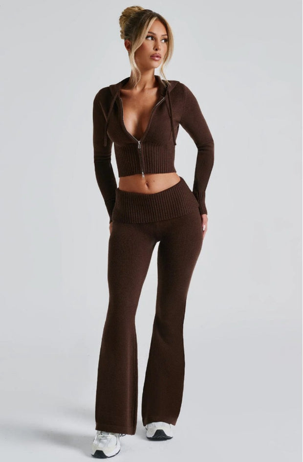 Solid Color Casual Suit