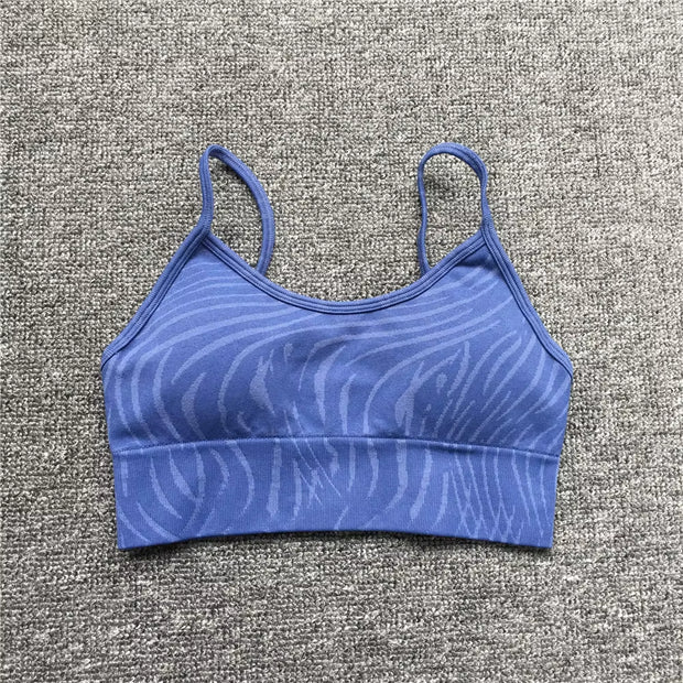 1/2/3PCS Seamless Zebra Yoga Set Women Crop Top Bra Scrunch Leggings Sport Suit Fitness Outfit Wear Gym Cloths Workout Set