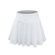 Summer Women Sprints Tennis Dance Fitness Short Skirts Youthful  Quick Drying Solid Female Lining High Waist Mini Skirts Shorts