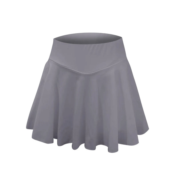 Summer Women Sprints Tennis Dance Fitness Short Skirts Youthful  Quick Drying Solid Female Lining High Waist Mini Skirts Shorts