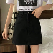 Summer Denim Short Skirt for Women High Wiast Sexy Tight Bag Hip Skirts Lady Slim Fit Y2K Female Short Jeans Skirts DURIKIES