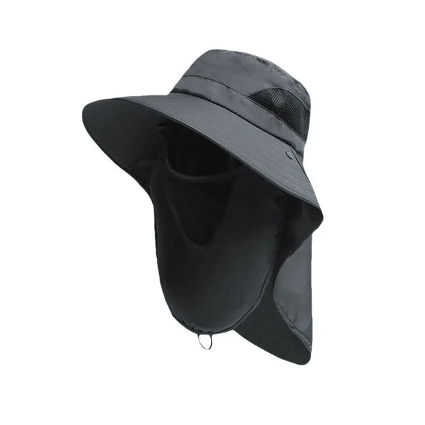 Summer Sun Hats, Outdoor Fishing Hats, Men's And Women's Camping Visors, Bucket Hats, Neck Flap Bucket Hats