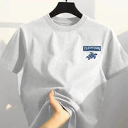 Summer Trend Turtle High Quality 100% Cotton Breathable Comfortable T-shirt Outdoor Men's Tops Casual Fashion Streetwear