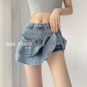 Y2K Mini Skirts 2025 New Vintage High Waist Women Pleated Skirt Chic Sweet Cute Preppy Style Casual 90s E Girl Skirts
