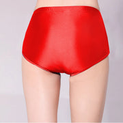 Japanese Satin Glossy Seamless Spandex Shorts Silky Smooth Sexy Solid Pants High Waist Tights Biker Running Workout for Women