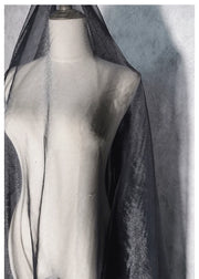 White Organza Voile Sheer Fabric - Shimmering, See-Through, and Sold by the Meter - Ideal Material for Sewing and Crafts