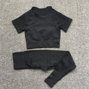 1/2/3PCS Seamless Zebra Yoga Set Women Crop Top Bra Scrunch Leggings Sport Suit Fitness Outfit Wear Gym Cloths Workout Set