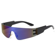 Unisex Rimless Sunglasses - Trendy Multicolor UV400 Eyewear for Men and Women